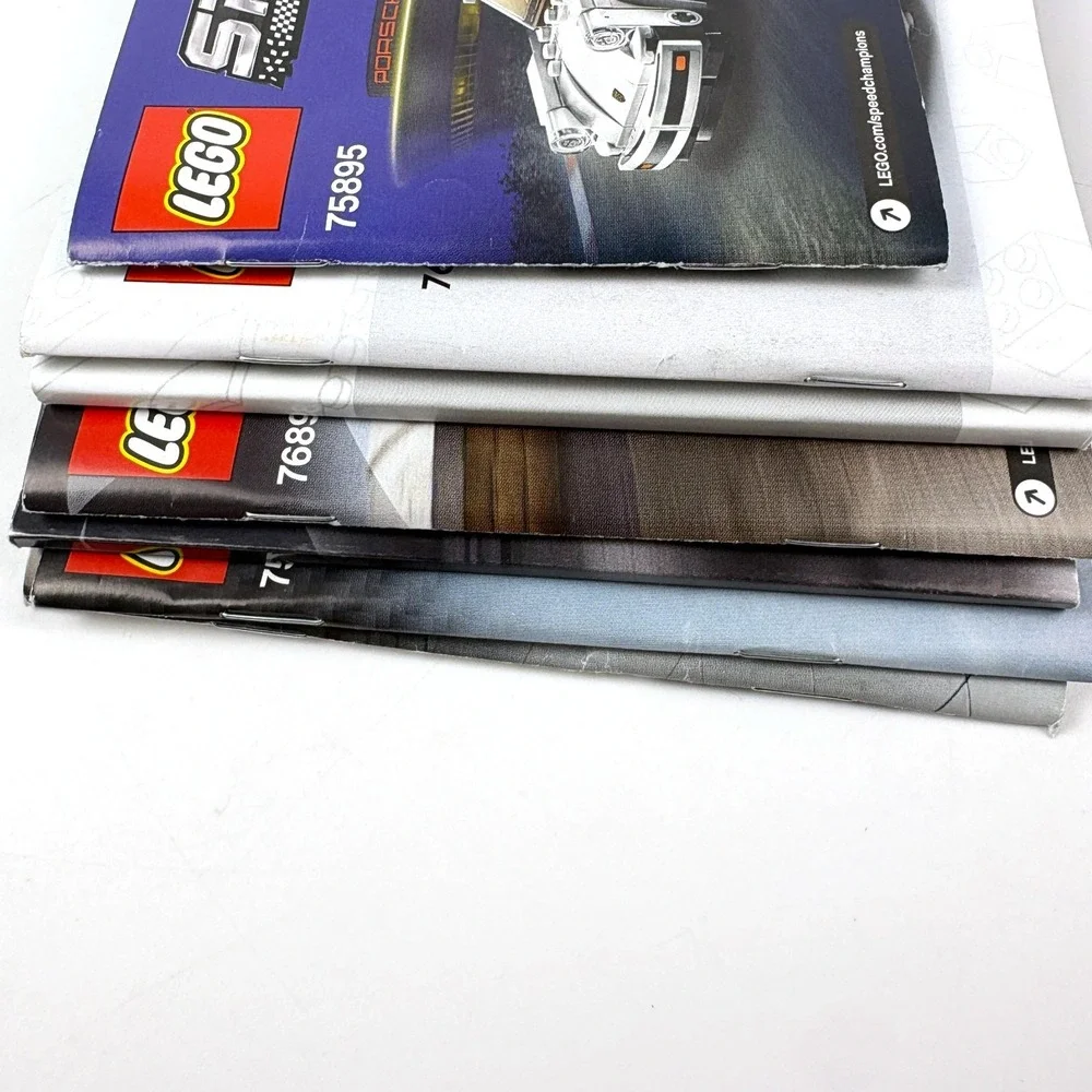 Lego Speed Champions Lot of 7 Instruction Manuals Books Only 75895 75877 75880 +
